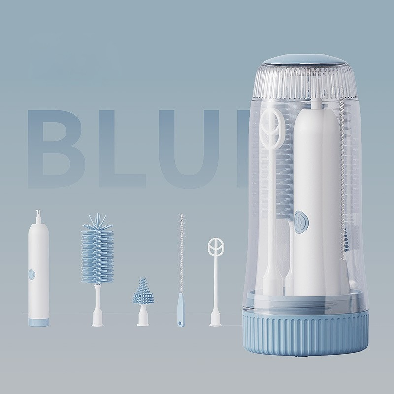 Electric baby bottle brush
