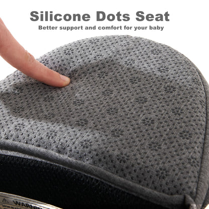Ergonomic Collapsible Hipseat Carrier  Non-slip seat with silicone dots