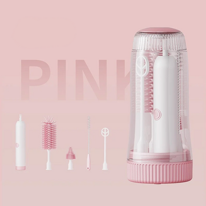Electric baby bottle brush