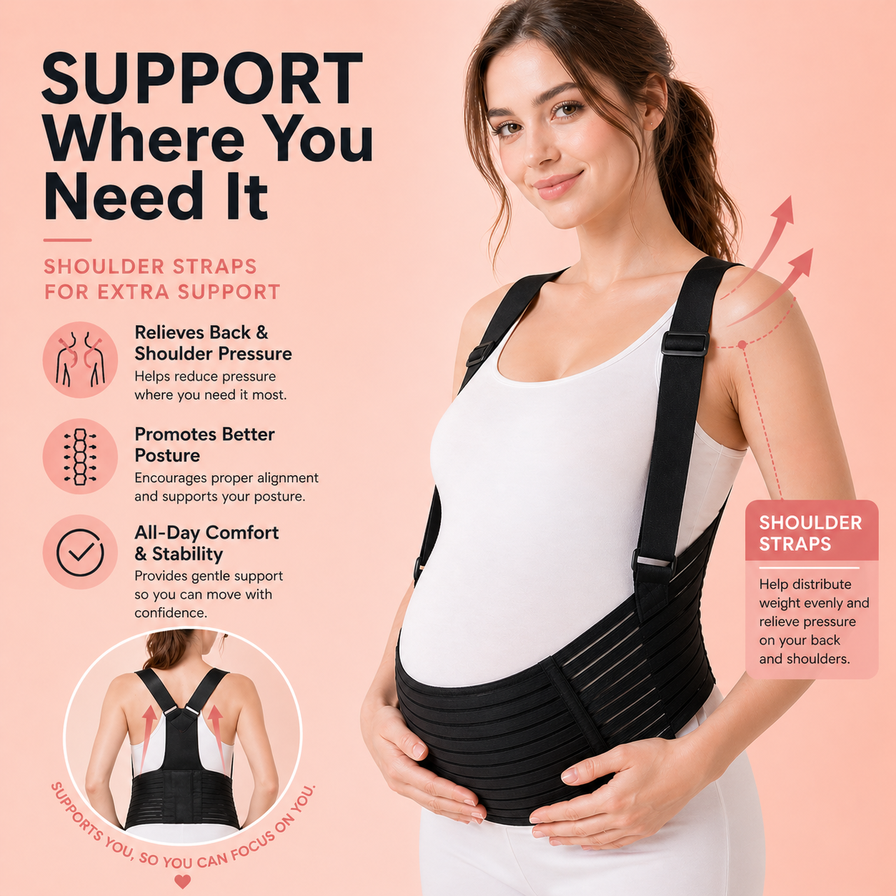 Pregnancy Belt | Support Belt for Back & Belly Relief