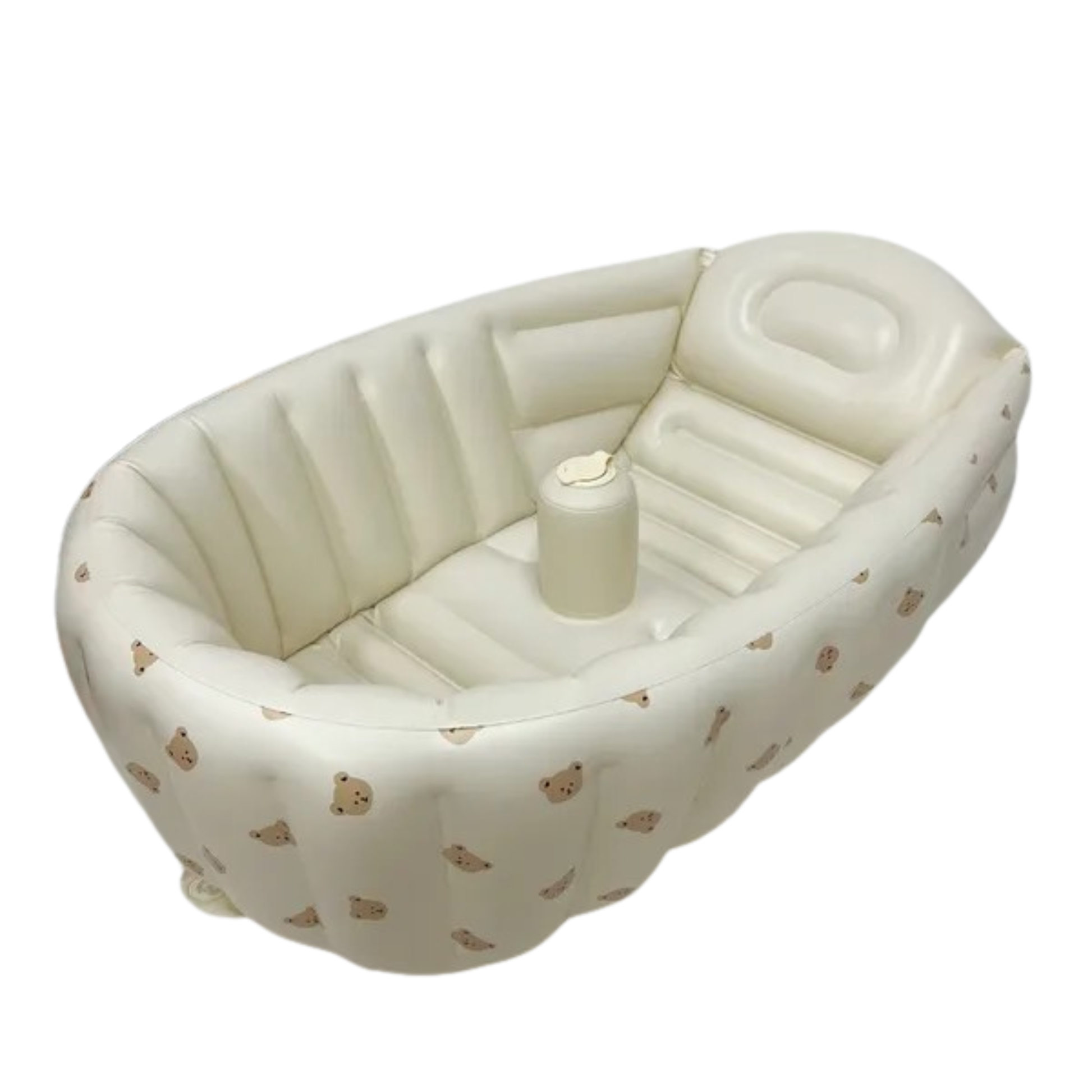 Inflatable baby bathtub leapards