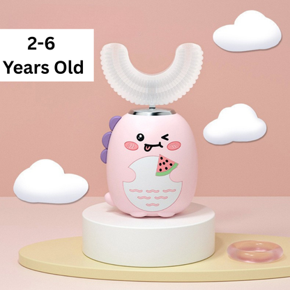 U Shaped Electric Toothbrush Pink