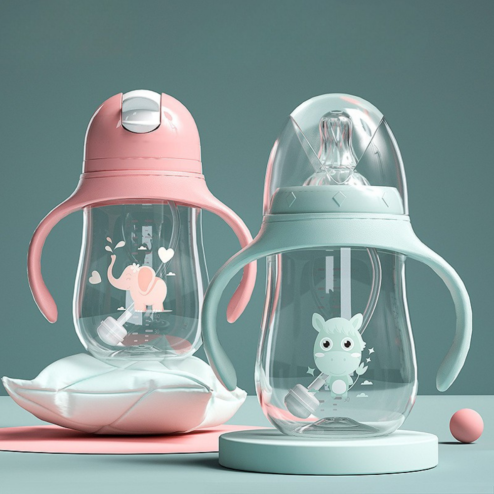 convertible baby bottle to straw cup  Made with safe, BPA-free materials