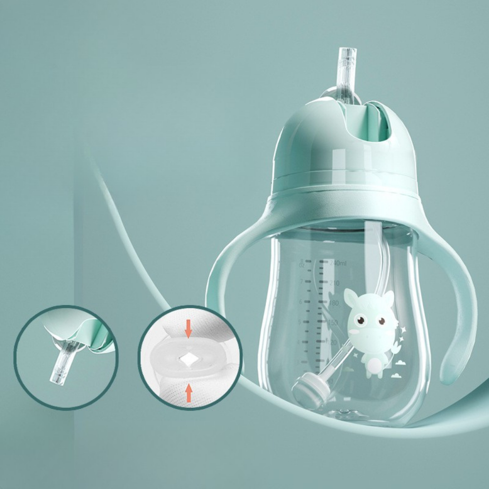 convertible baby bottle to straw cup  Multifunctional, it combines two essential stages into a single design