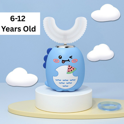 U Shaped Electric Toothbrush Dark Blue