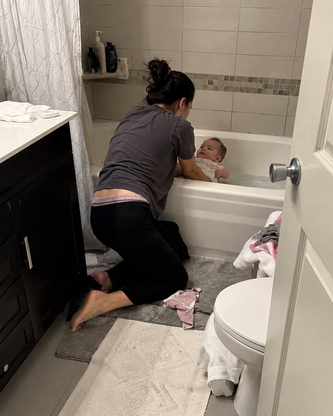 Big tub struggle