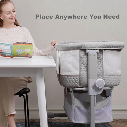 Baby Bassinet Easy Nighttime Feeding Access