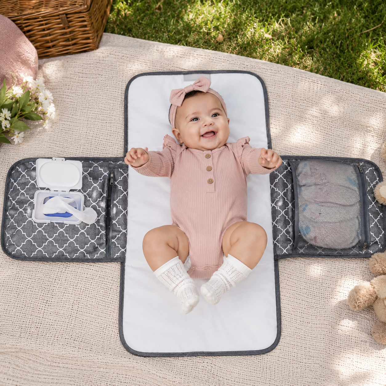 Baby Changing Pad Waterproof Portable for Diaper Change