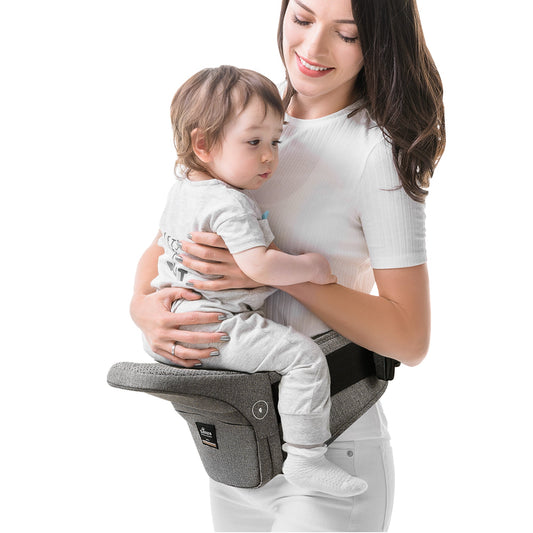 Ergonomic Collapsible Hipseat Carrier  white background