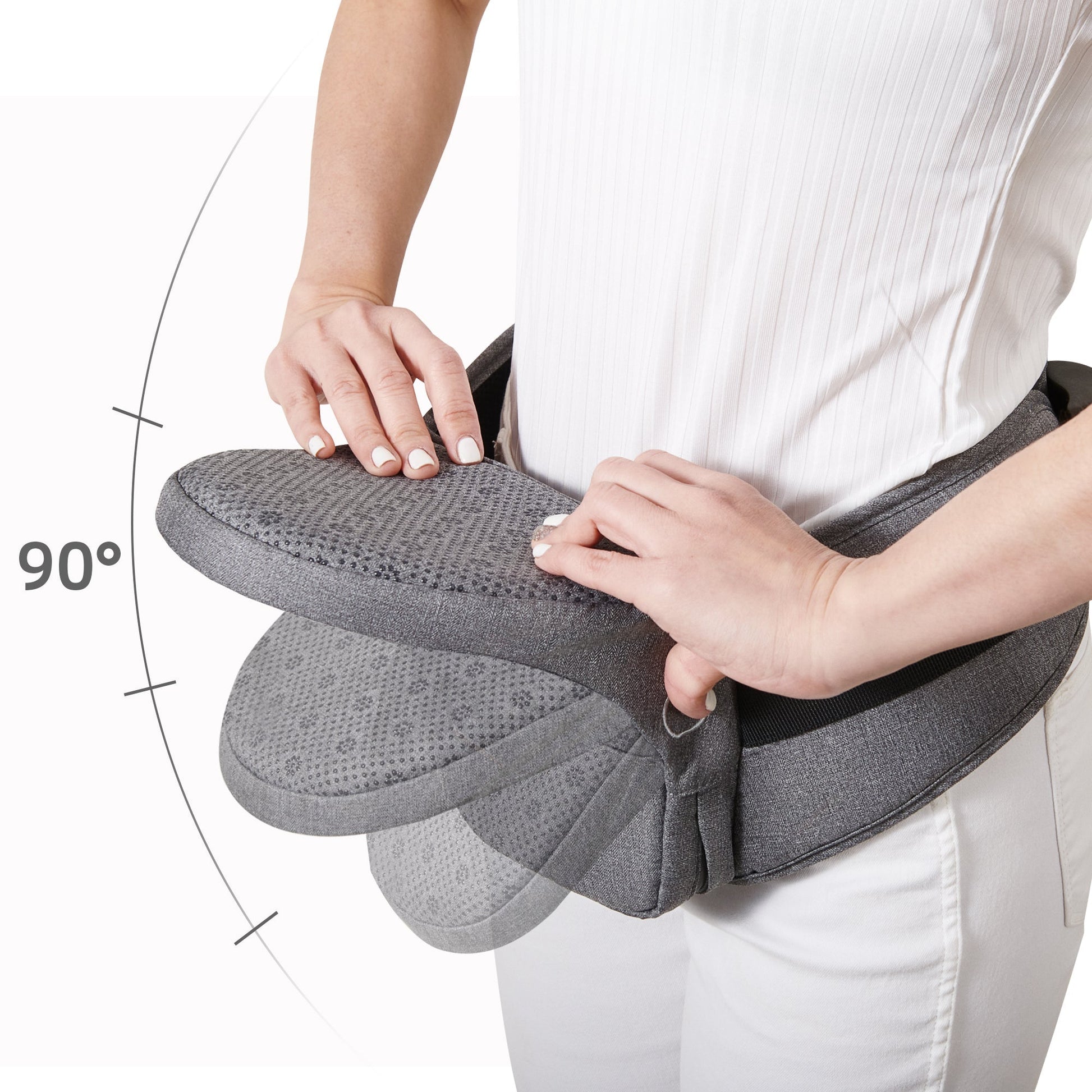 Ergonomic Collapsible Hipseat Carrier multiple support