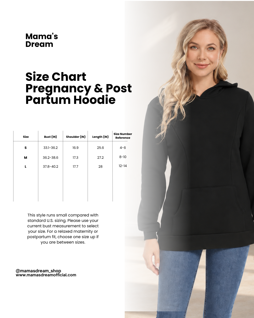 Maternity & Nursing Hoodie – Long Sleeve Breastfeeding Sweatshirt