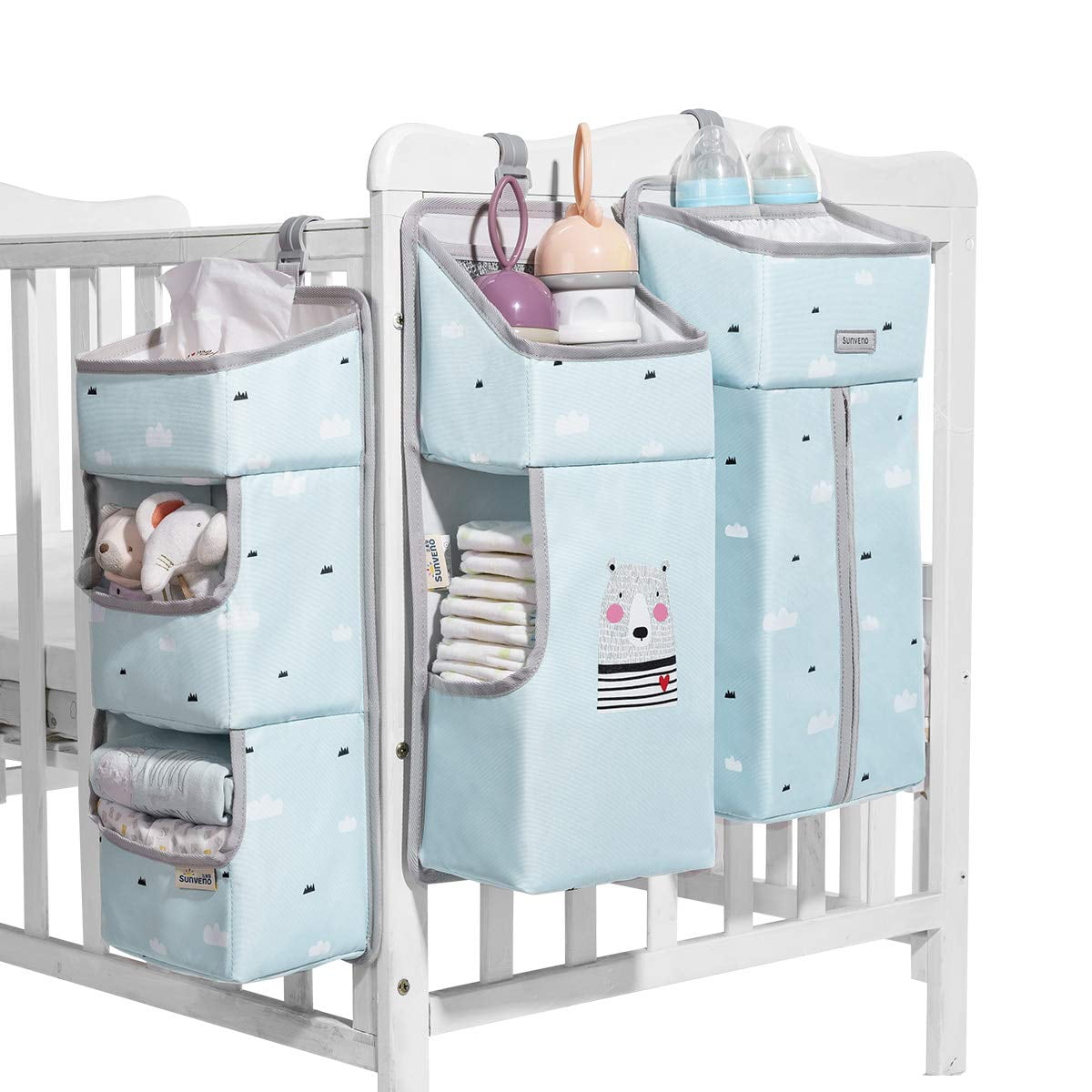 3-in-1 Crib Organizeradjustable  Easy Access, Day or Night