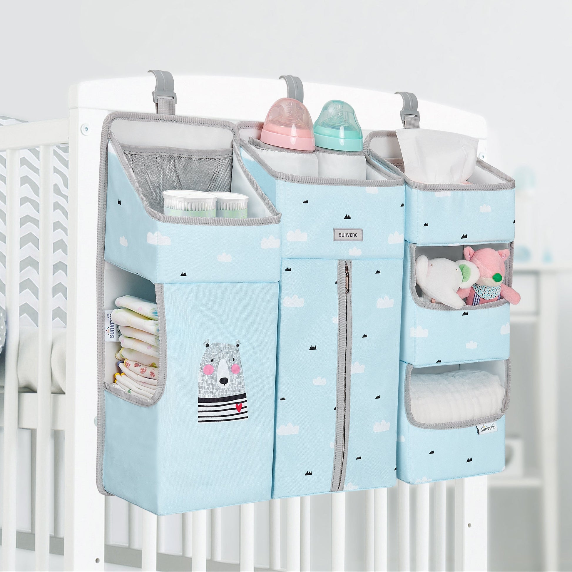 3-in-1 Crib OrganizerStay Organized Like a Pro Parent