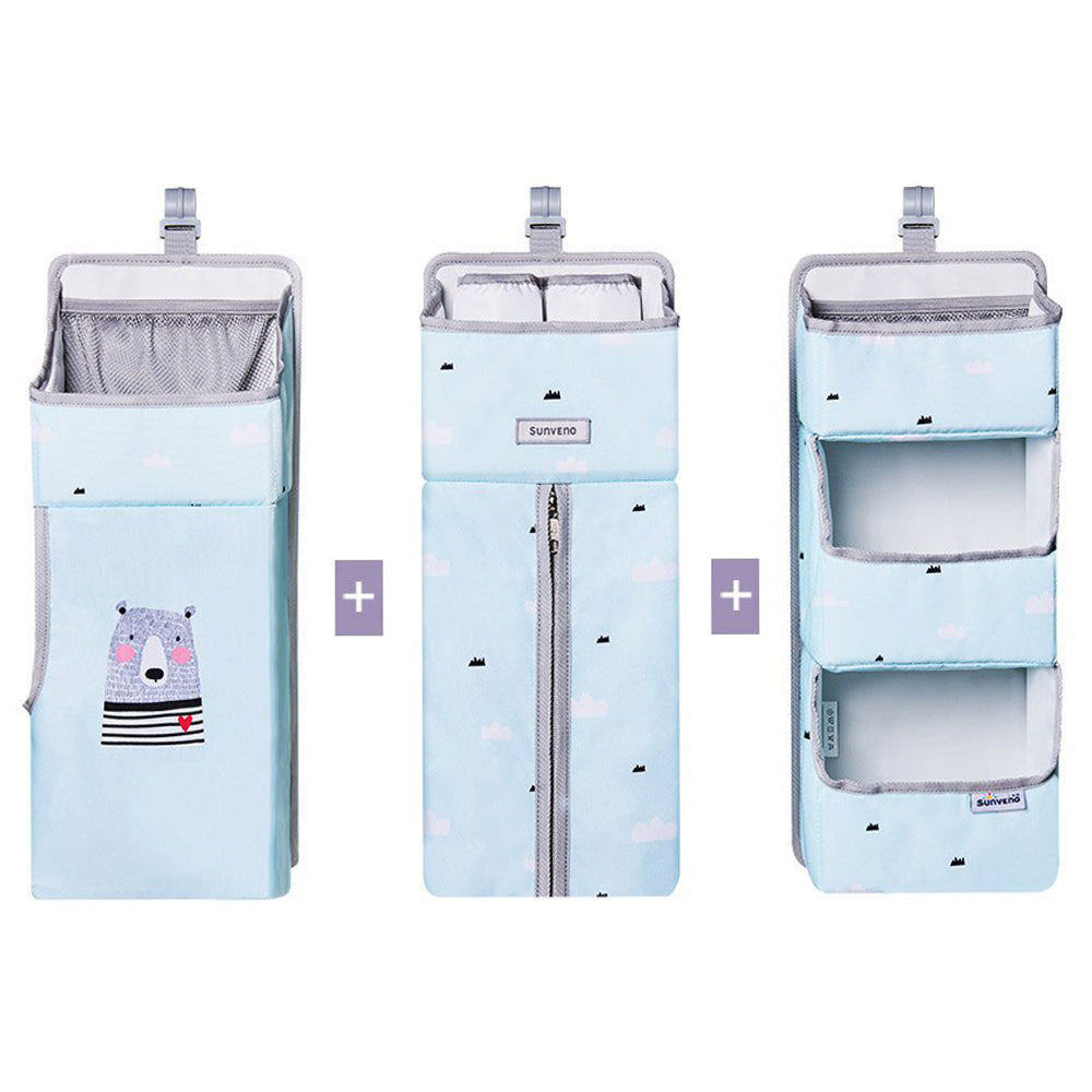 3-in-1 Crib Organizer Fits Most Cribs & Changing Tables