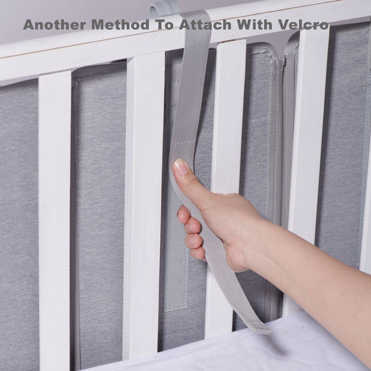 3-in-1 Crib Organizersecure straps Adjustable Design for Any Crib