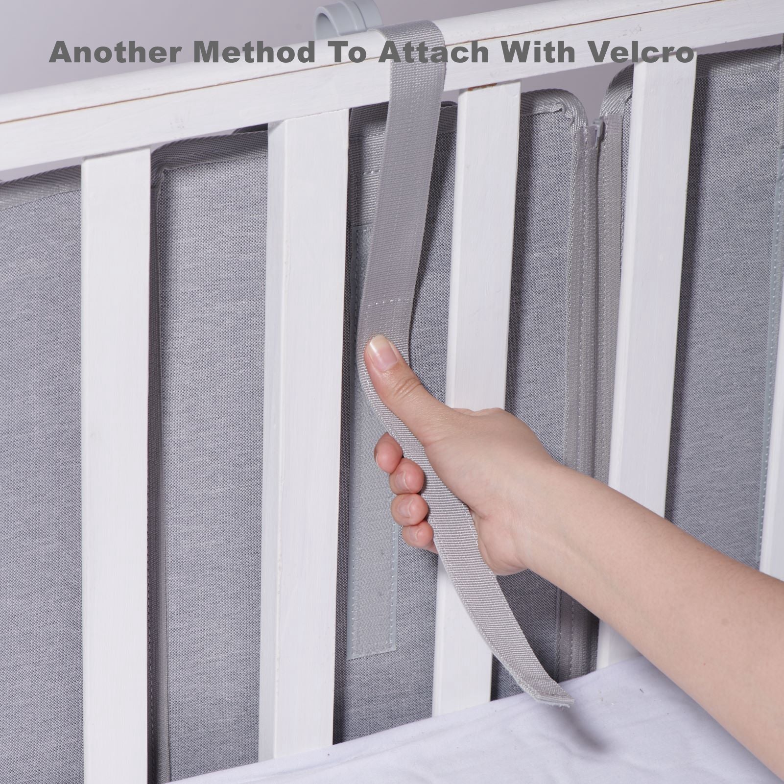 3-in-1 Crib Organizersecure straps Adjustable Design for Any Crib