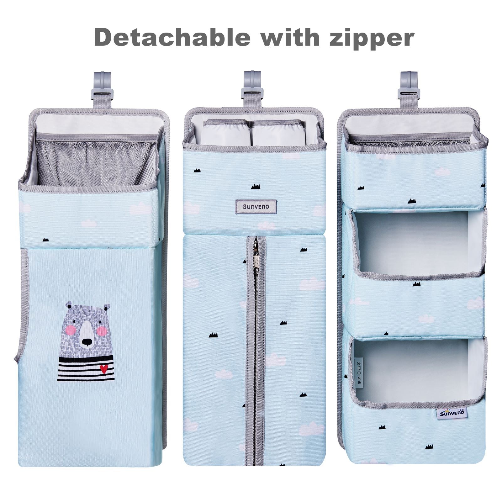 3-in-1 Crib OrganizerQuick Setup, No Hassle