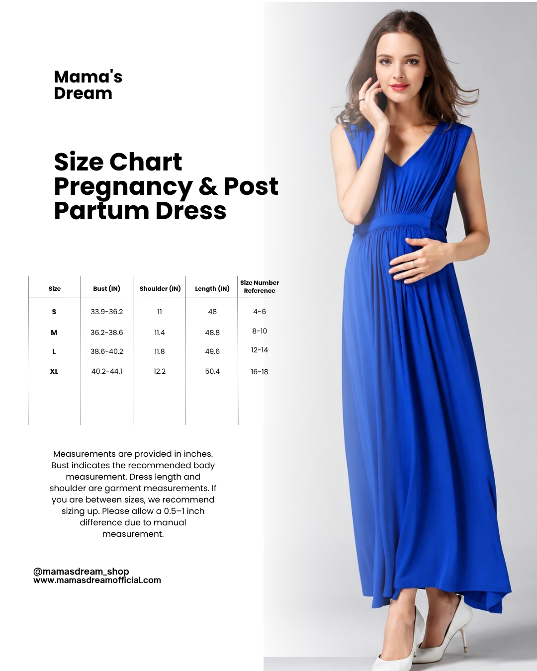 Sleeveless Maternity & Nursing Maxi Dress with Empire Waist