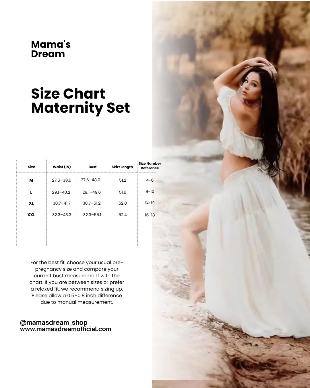 One-shoulder collar pearl chiffon pregnant women's photo shoot white pregnant women's long dress