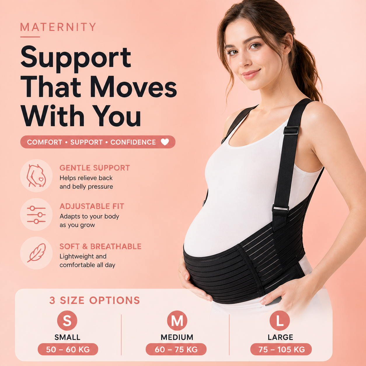 Pregnancy Belt | Support Belt for Back & Belly Relief