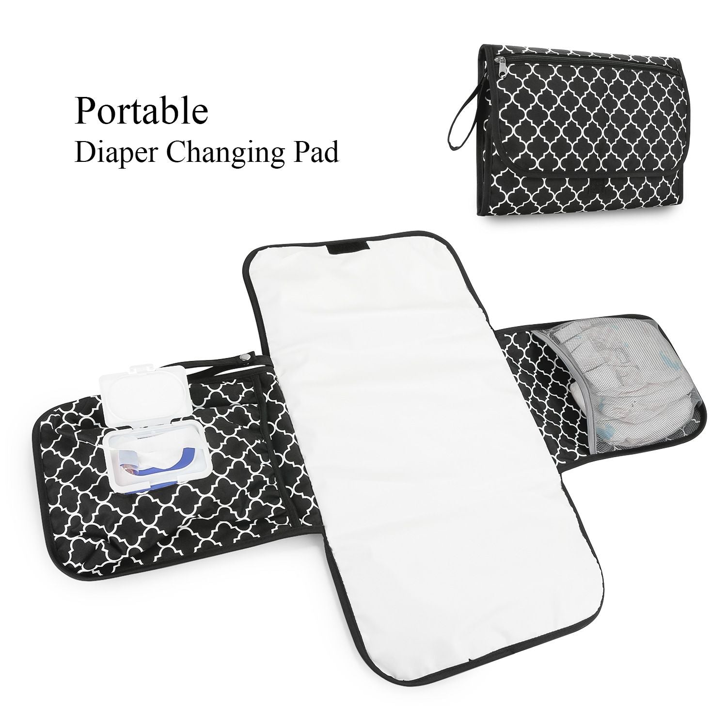 Baby Changing PadCompact Baby Changing Pad Fits Any Diaper Bag