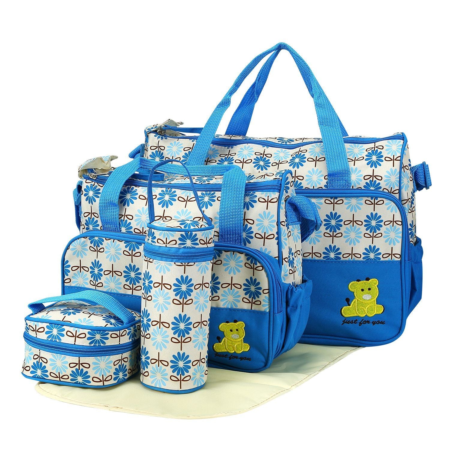 5 Piece Diaper Bag Carry Everything with Ease