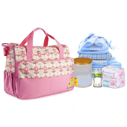 5 Piece Diaper Bag Stylish & Functional Design