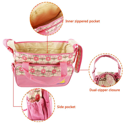 5 Piece Diaper BagSpacious & Easy to Carry
