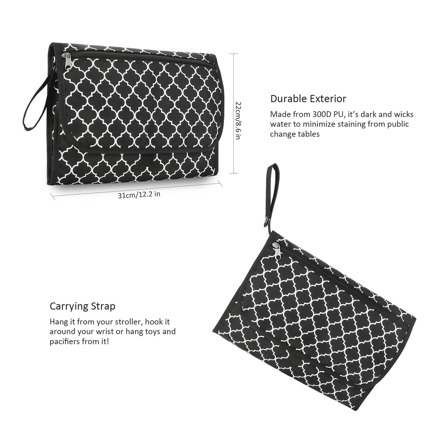 Baby Changing PadHygienic and Safe Baby Changing Pad Anytime, Anywhere