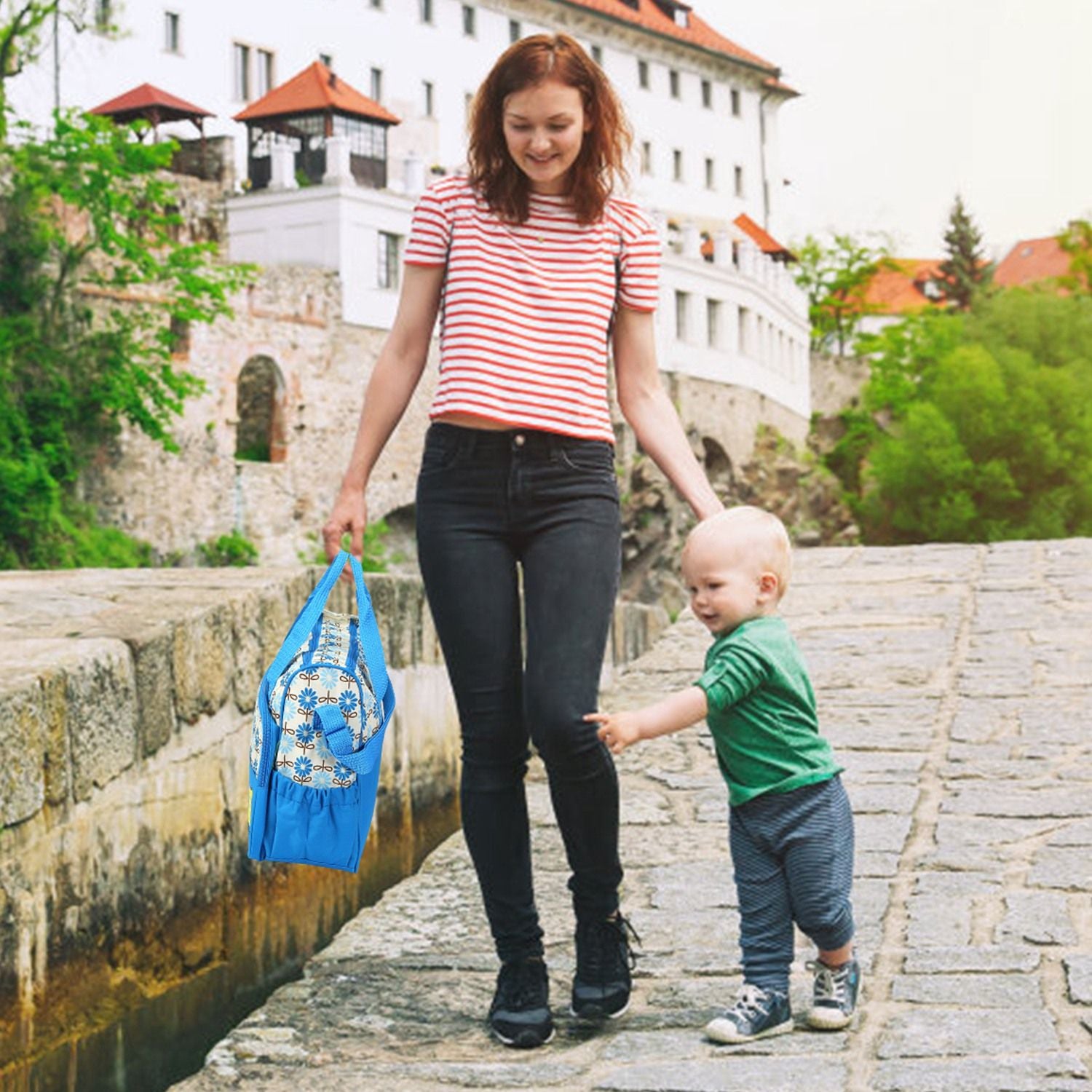 5 Piece Diaper Bag Durable for Long-Term Use