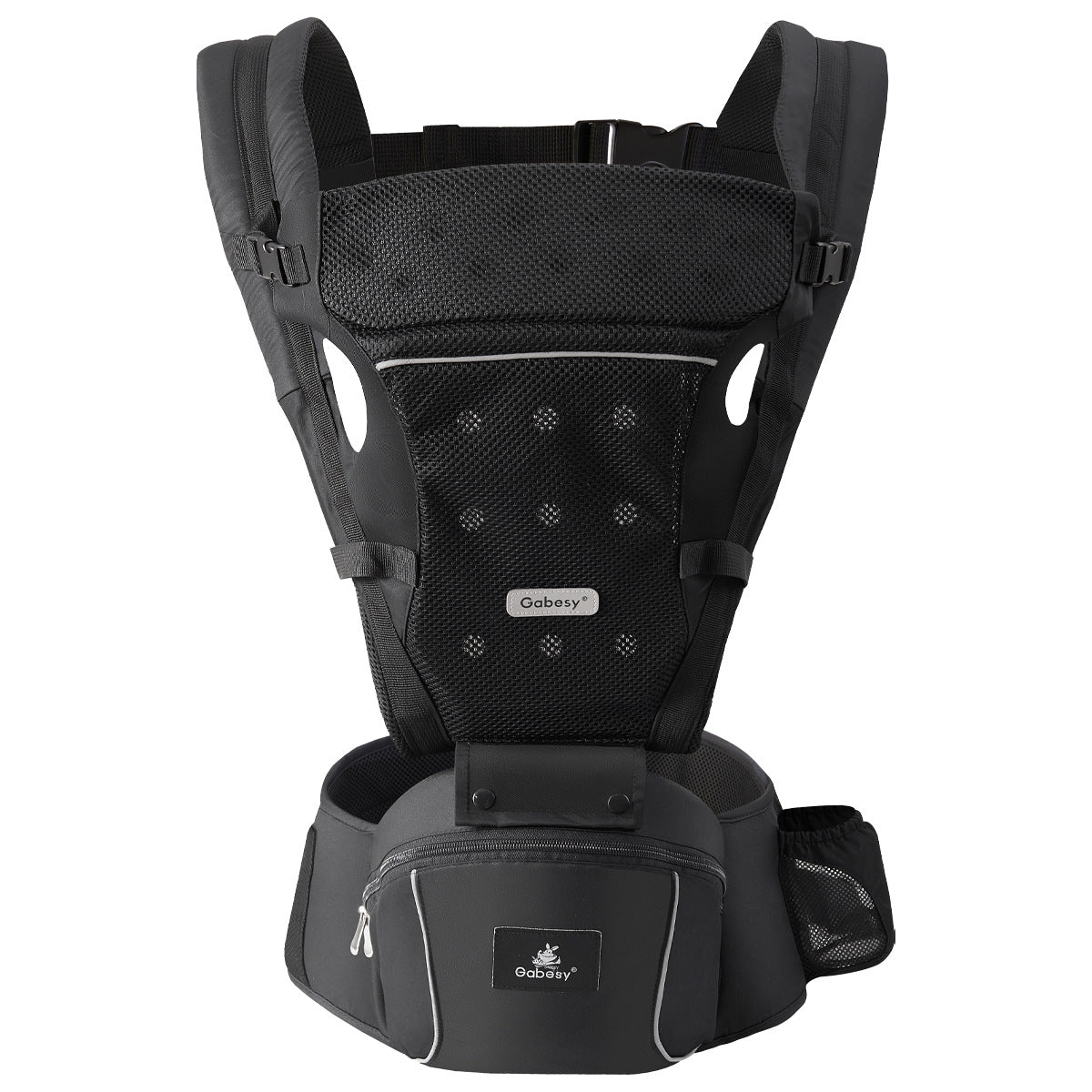baby carrier with hip seat comfort, safety and practicality in care